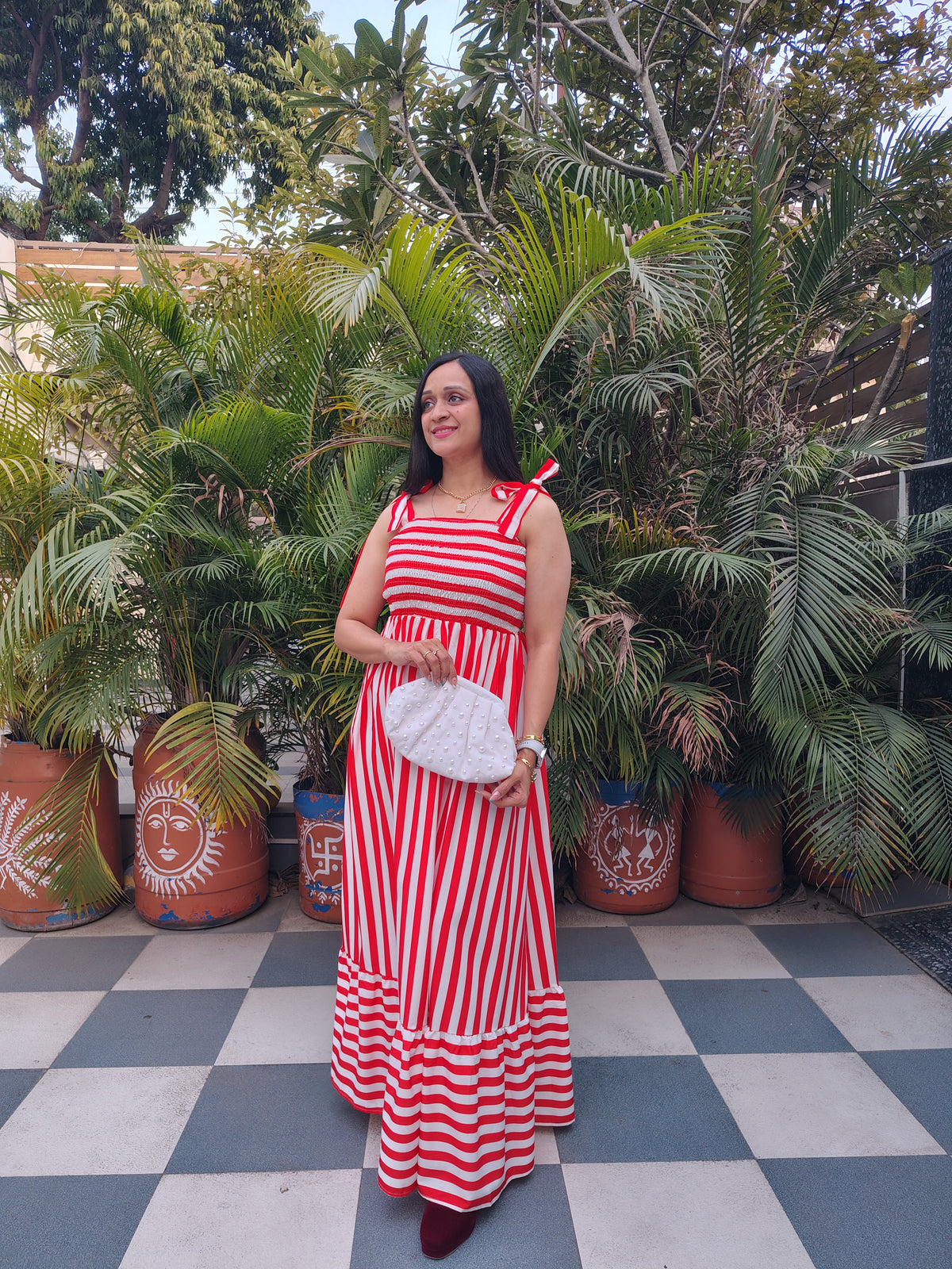 Striped Maxi Dress