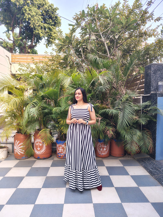 Striped Maxi Dress