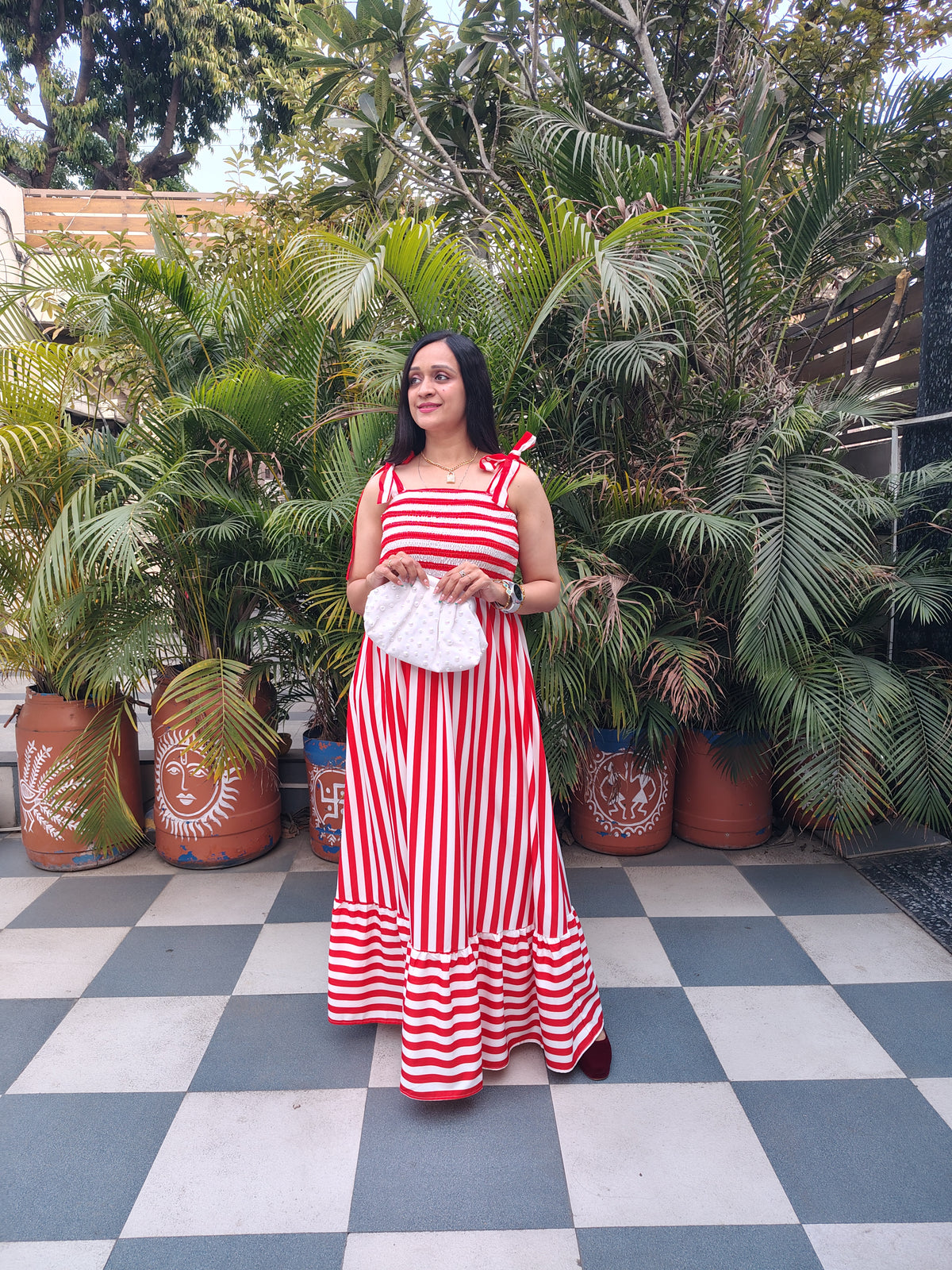 Striped Maxi Dress