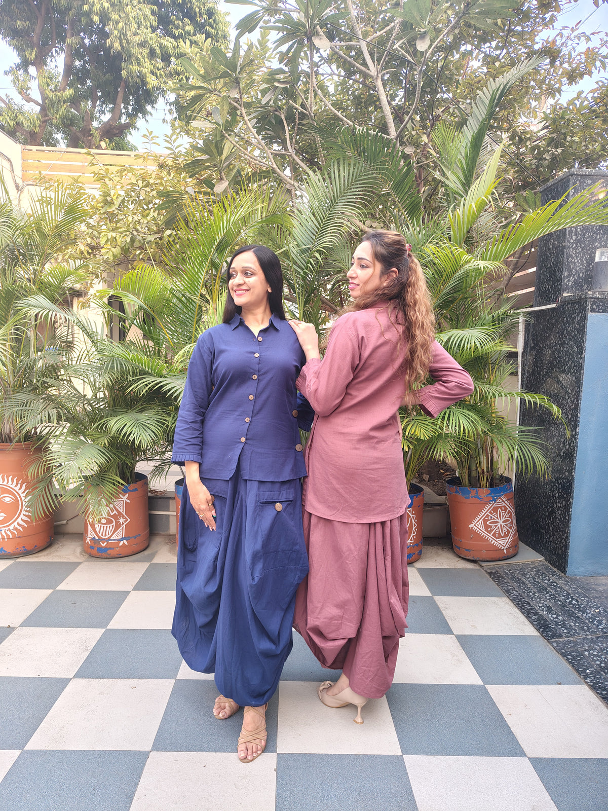Dhoti Skirt Co-ord Set