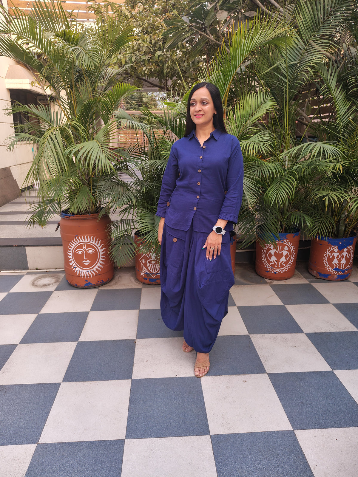 Dhoti Skirt Co-ord Set