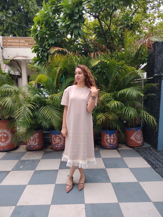 Pearl Detail Dress