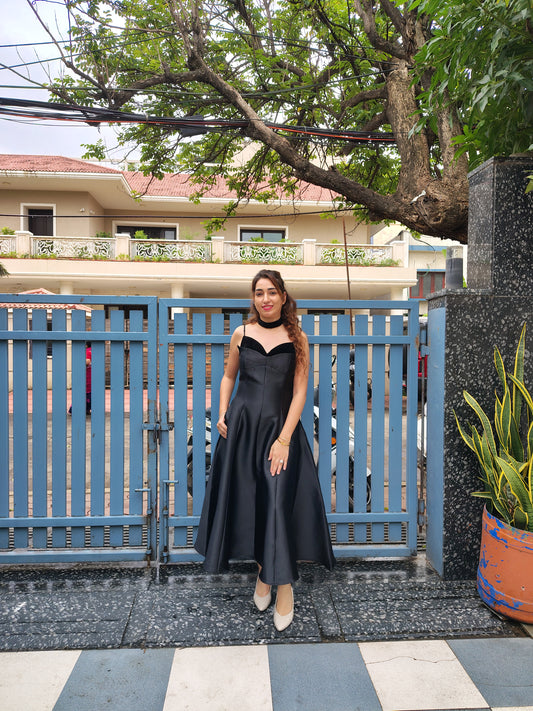 Black Strappy Dress
