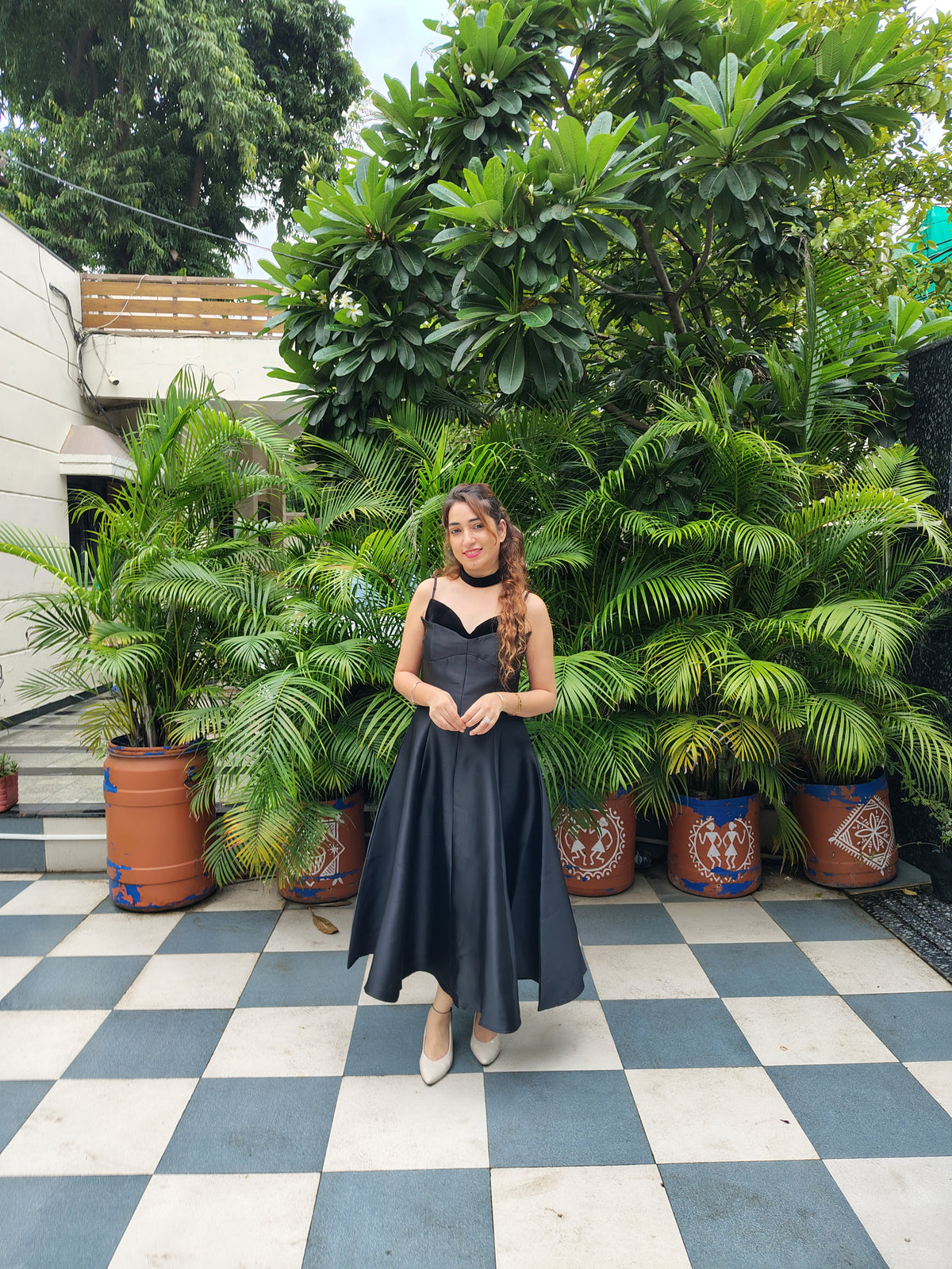 Black Strappy Dress