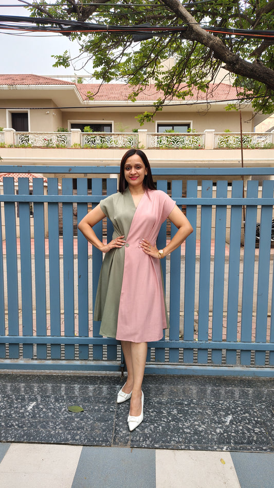 Dual Shade Dress