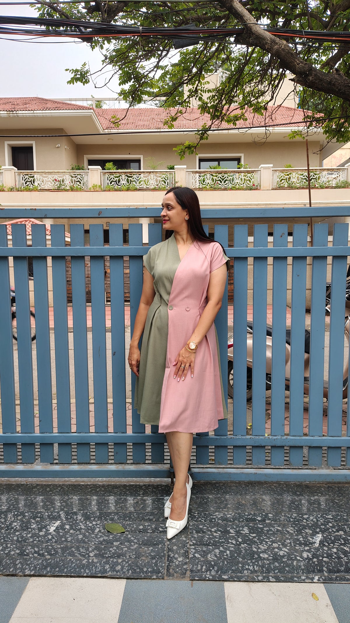 Dual Shade Dress