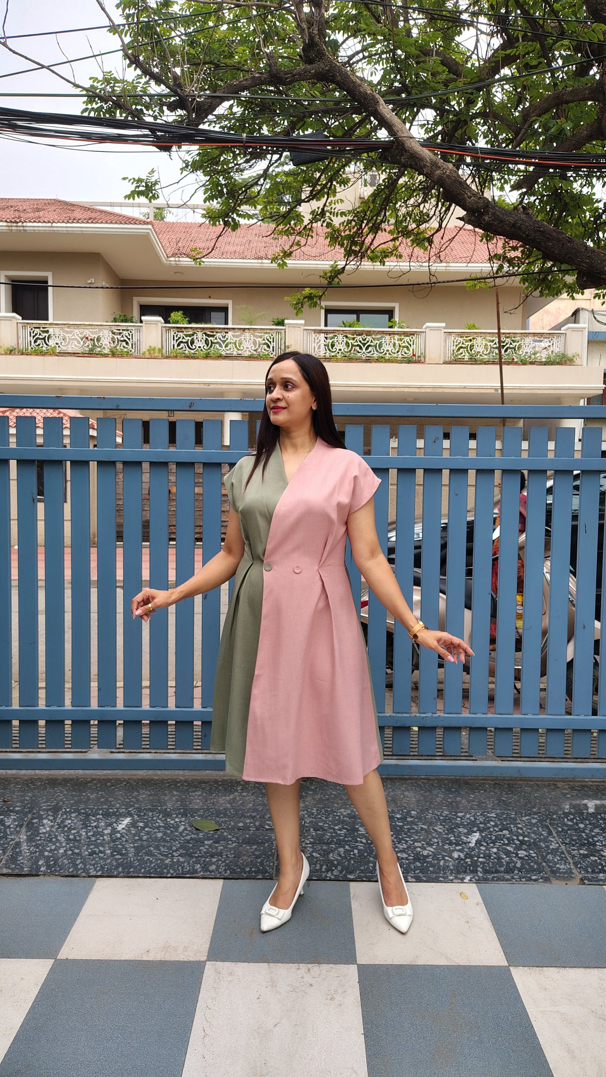 Dual Shade Dress