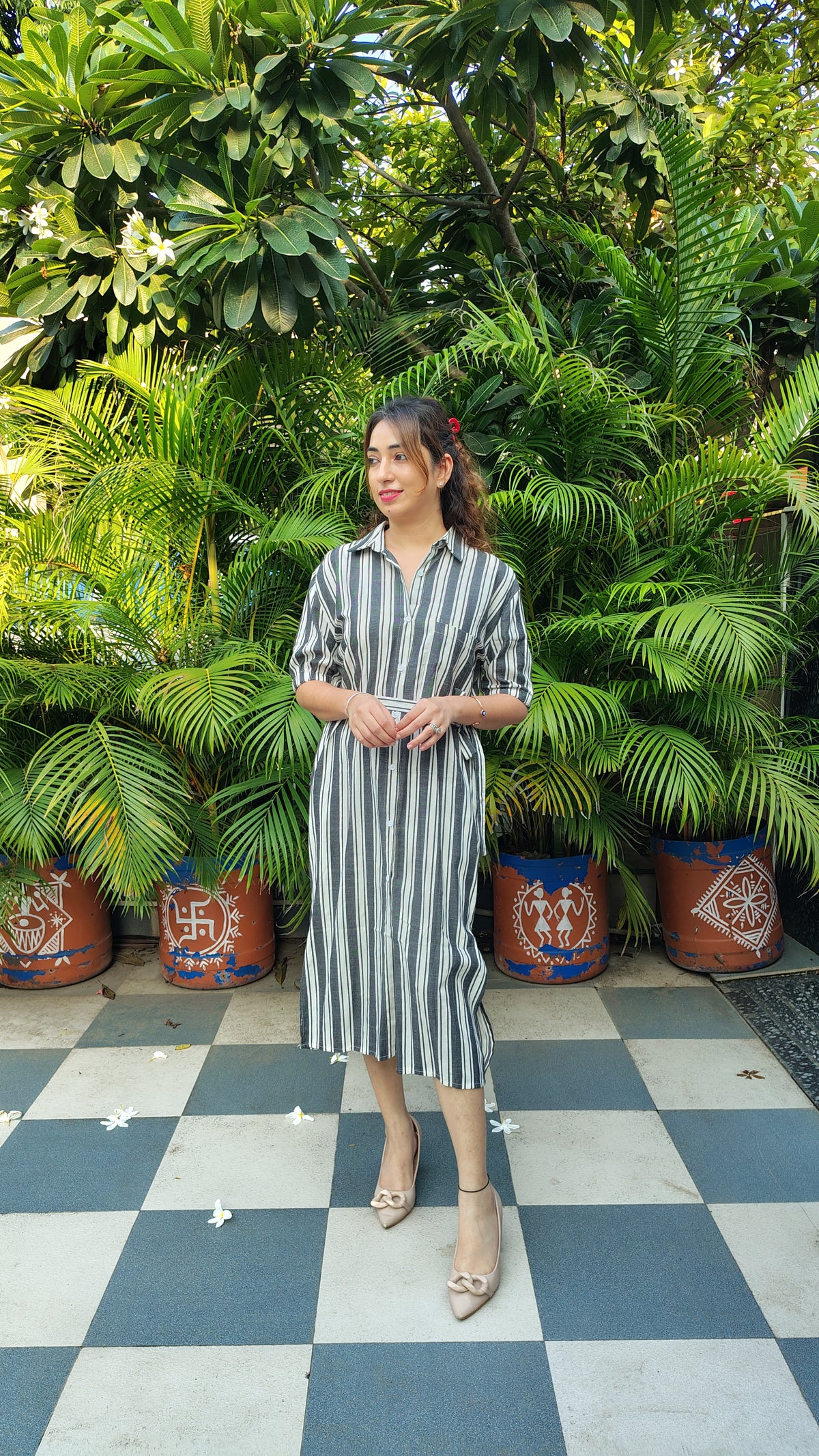 Striped Casual Dress