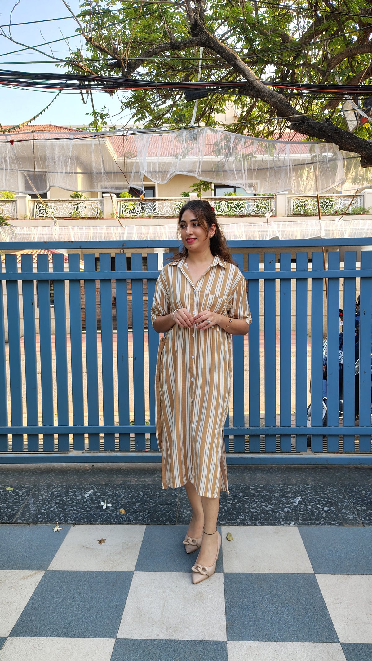 Striped Casual Dress