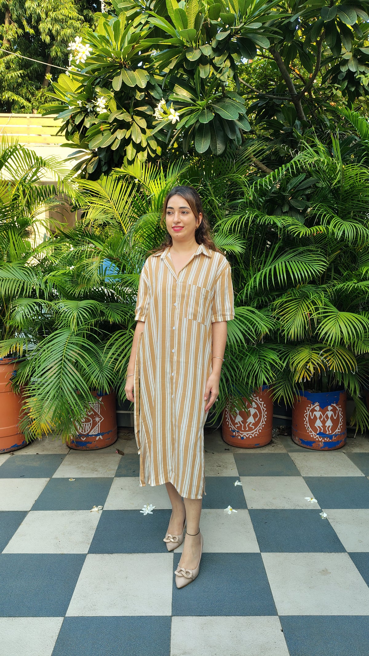 Striped Casual Dress