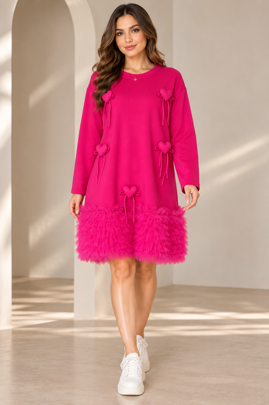 Pink Heart Dress